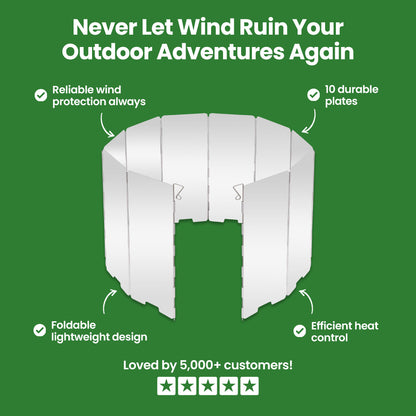 Foldable Aluminium Wind Shield